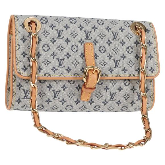LOUIS VUITTON Monogram Mini Camille Chain Shoulder Bag Blue M92002 - Picture 1 of 16
